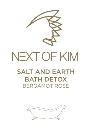 NOK Salt and Earth Bath Detox in Bergamot Rose